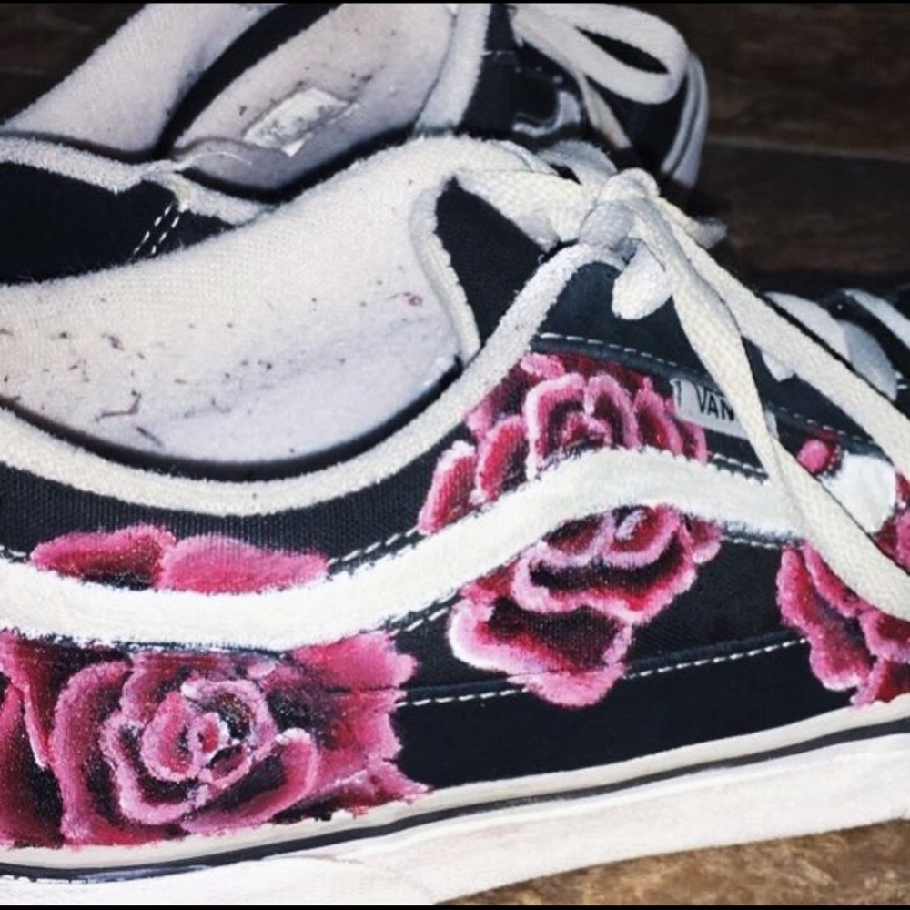 Customized painted shoes